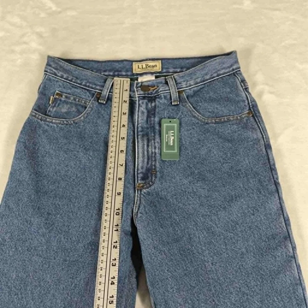 LL Bean Double L Jeans Men's 30x30 Blue Denim Classic Fit‎ Fleece Lined NWT